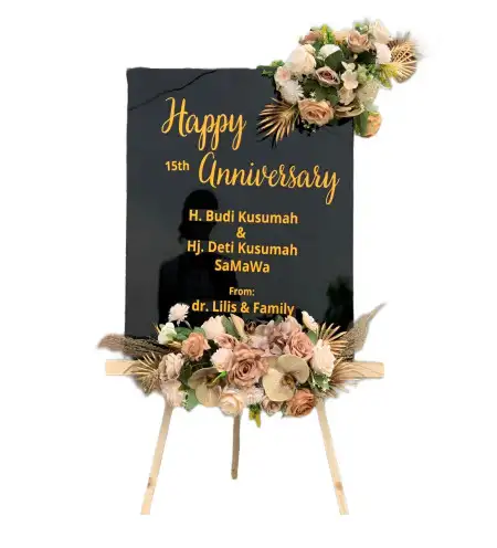 Papan Bunga Akrilik Bleboh